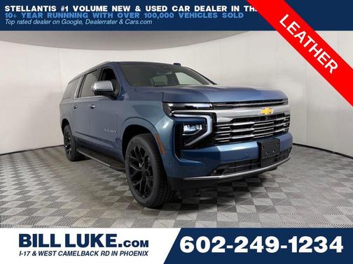 Lakeshore Blue Metallic 2025 Chevrolet Suburban Premier