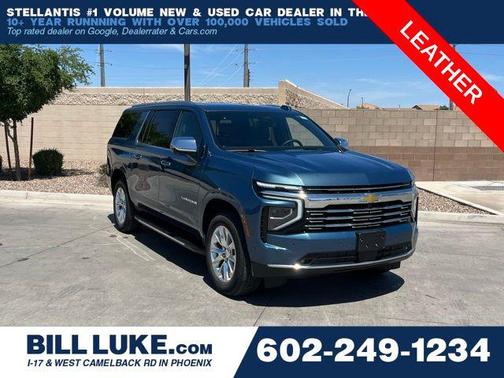 Lakeshore Blue Metallic 2025 Chevrolet Suburban Premier