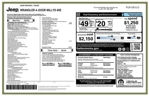 2025 Jeep Wrangler 4xe Willys