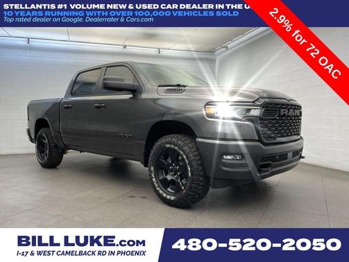Granite Crystal Metallic Clearcoat 2026 RAM 1500 Warlock Crew Cab 4x4 5'7' Box