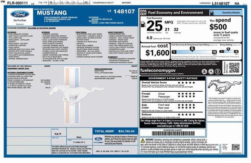 2020 Ford Mustang EcoBoost Premium