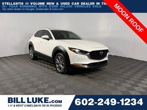 Snowflake White Pearl Mica 2022 Mazda CX-30 2.5 S Preferred Package