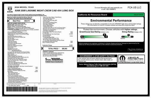 2024 RAM 3500 Laramie Crew Cab 4x4 8' Box