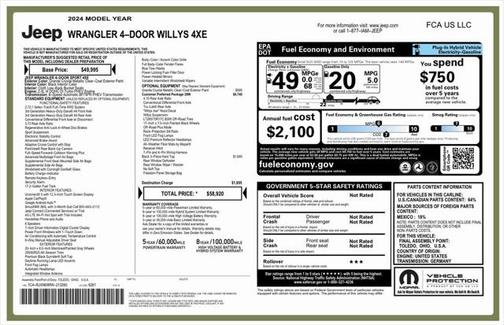 2024 Jeep Wrangler 4xe Willys
