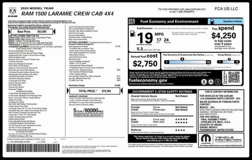 2025 RAM 1500 Laramie