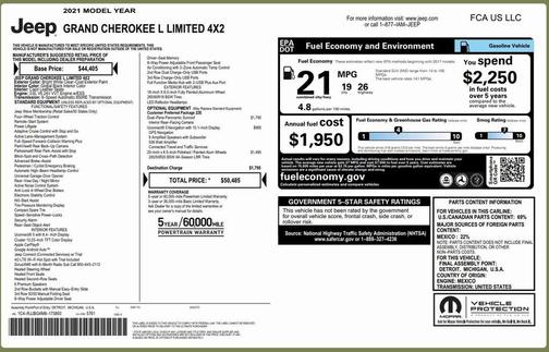 2021 Jeep Grand Cherokee L Limited