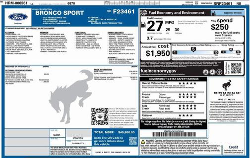 2025 Ford Bronco Sport Outer Banks