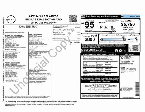 2024 Nissan ARIYA ENGAGE