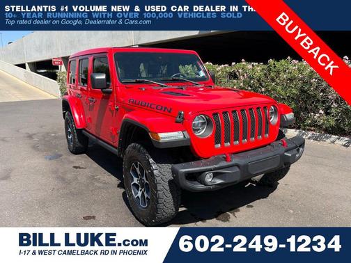 Firecracker Red Clearcoat 2022 Jeep Wrangler Unlimited Rubicon
