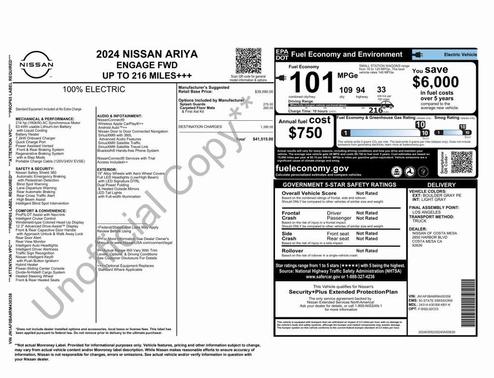 2024 Nissan ARIYA ENGAGE
