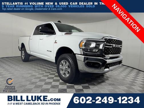 Bright White 2022 RAM 2500 Big Horn Crew Cab 4x4 6'4' Box