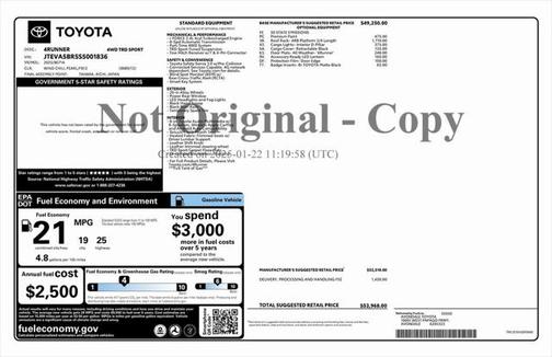 2025 Toyota 4Runner TRD Sport