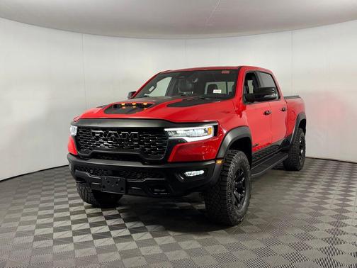 Flame Red Clearcoat 2025 RAM 1500 RHO Crew Cab 4x4 5'7' Box