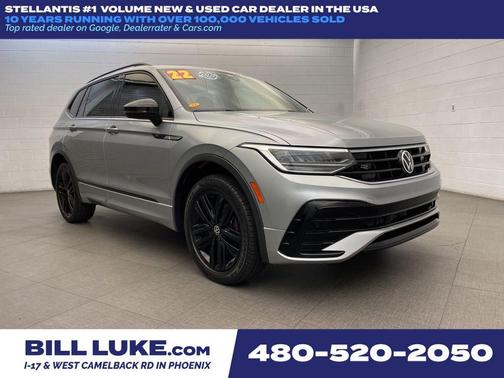 Pyrite Silver Metallic 2022 Volkswagen Tiguan 2.0T SE R-Line Black 4MOTION
