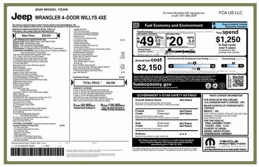 2025 Jeep Wrangler 4xe Willys