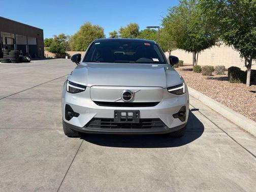 Silver Dawn Metallic 2023 Volvo C40 Recharge Pure Electric Twin Ultimate