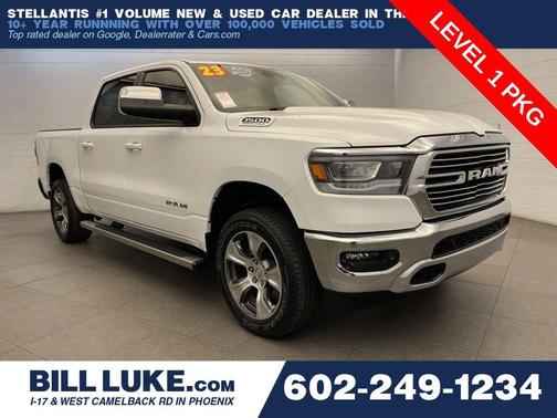 Bright White Clearcoat 2023 RAM 1500 Laramie