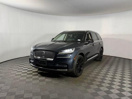 Flight Blue Metallic Clearcoat 2024 Lincoln Aviator Reserve AWD