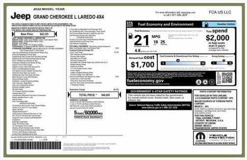 2022 Jeep Grand Cherokee L Laredo