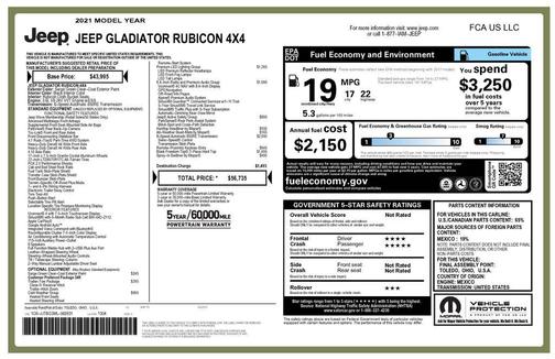 2021 Jeep Gladiator Rubicon