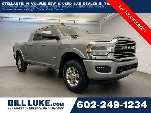 Billet Silver Metallic Clearcoat 2022 RAM 2500 Laramie Mega Cab 4x4 6'4' Box