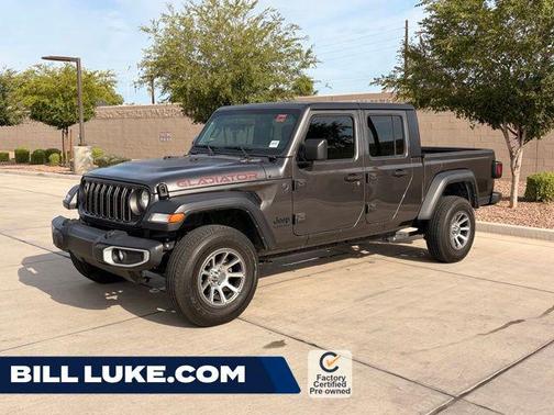 Granite Crystal Metallic Clearcoat 2024 Jeep Gladiator Sport