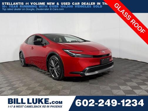Supersonic Red 2025 Toyota Prius Limited