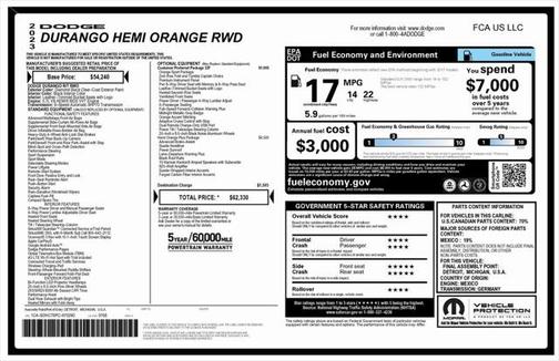 2023 Dodge Durango Hemi Orange RWD