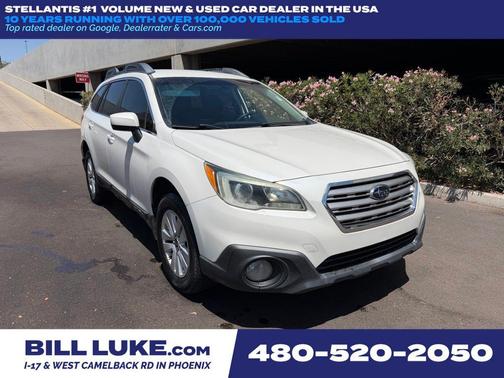 Crystal White Pearl 2015 Subaru Outback 2.5i Premium