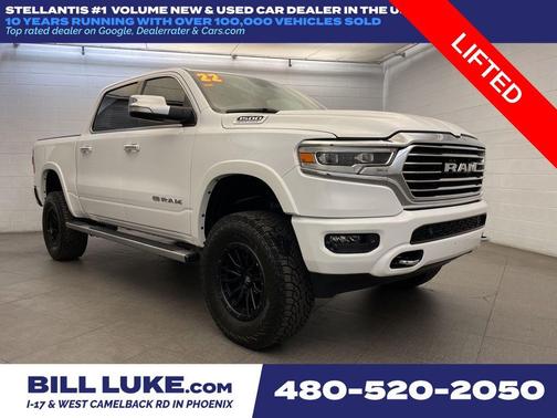 Bright White Clearcoat 2022 RAM 1500 Longhorn