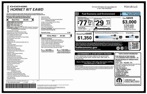 2024 Dodge Hornet R/T Plus EAWD