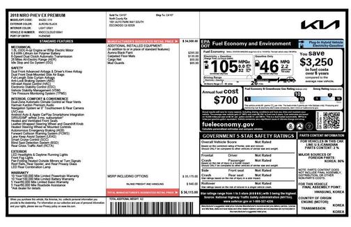 2018 Kia Niro EX Premium