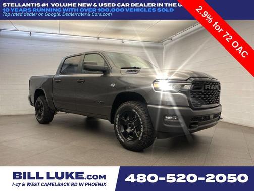 Granite Crystal Metallic Clearcoat 2026 RAM 1500 Warlock Crew Cab 4x4 5'7' Box