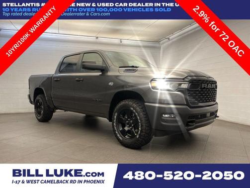 Granite Crystal Metallic Clearcoat 2026 RAM 1500 Warlock Crew Cab 4x4 5'7' Box