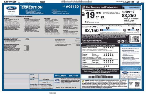 Desert Gold Metallic 2020 Ford Expedition XLT