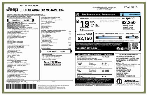 2021 Jeep Gladiator Mojave 4X4