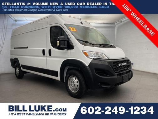 Bright White Clearcoat 2023 RAM ProMaster 2500 High Roof