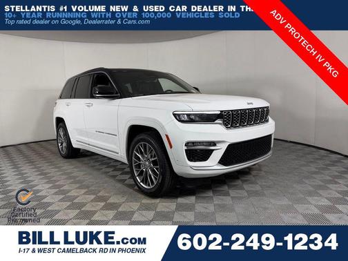 Bright White Clearcoat 2024 Jeep Grand Cherokee Summit