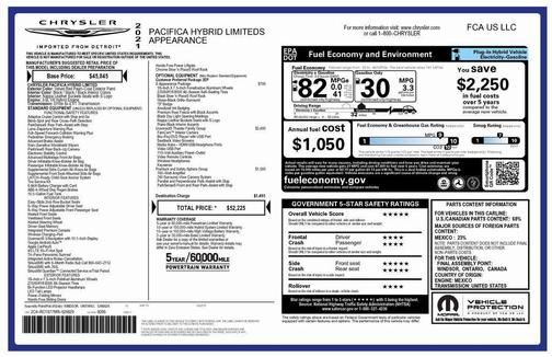 2021 Chrysler Pacifica Hybrid Limited