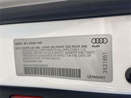 2023 Audi A5 Sportback 45 S Line Premium Plus