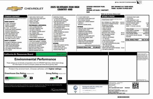 2025 Chevrolet Silverado 2500 High Country