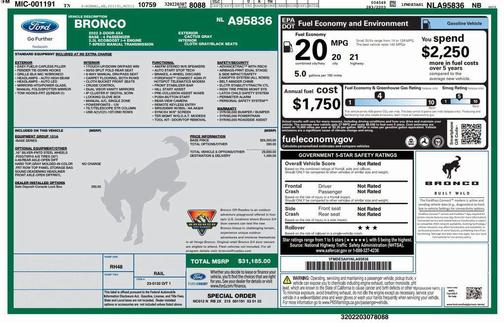 2022 Ford Bronco Base