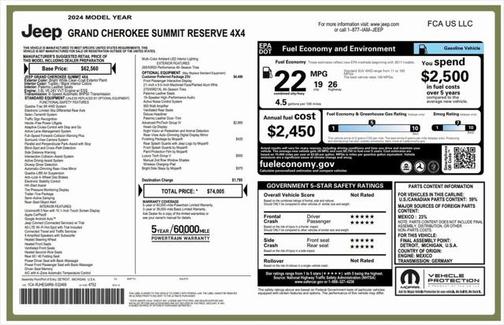 2024 Jeep Grand Cherokee Summit