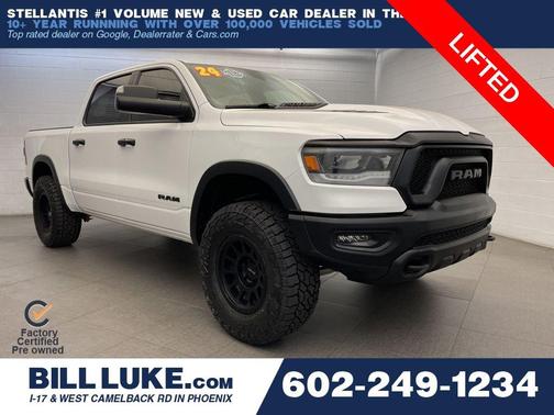 Bright White Clearcoat 2024 RAM 1500 Rebel