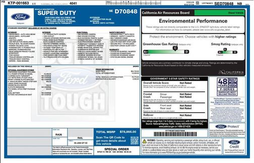 Antimatter Blue Metallic 2025 Ford F-250 Lariat