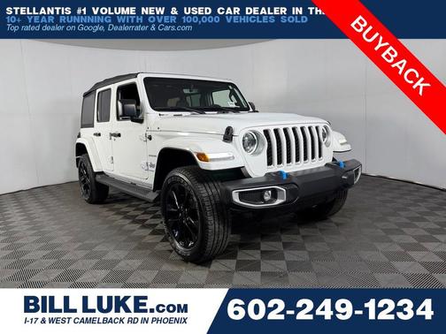 Bright White Clearcoat 2023 Jeep Wrangler 4xe Sahara