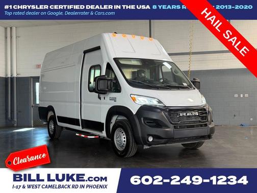 Bright White Clearcoat 2024 RAM ProMaster 3500 High Roof
