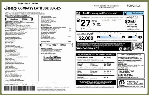 2024 Jeep Compass Latitude Lux