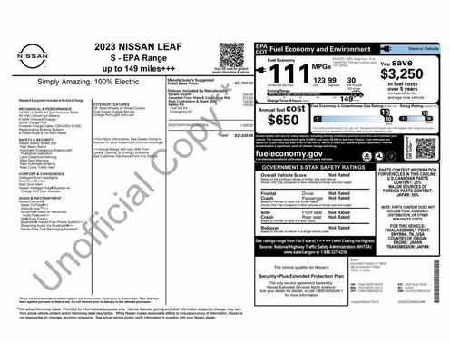 2023 Nissan Leaf S 40 kWh