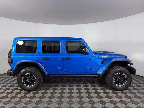 Hydro Blue Pearlcoat 2024 Jeep Wrangler 4xe Rubicon X